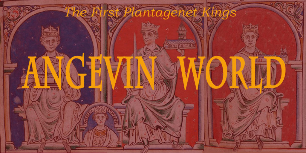 Angevin World logo with Angevin kings