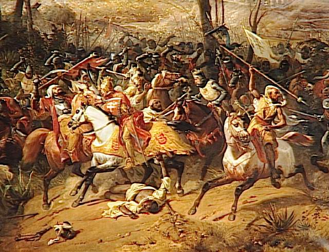 The Battle of Arsuf by Eloi Firmin Feron (1802-1876)