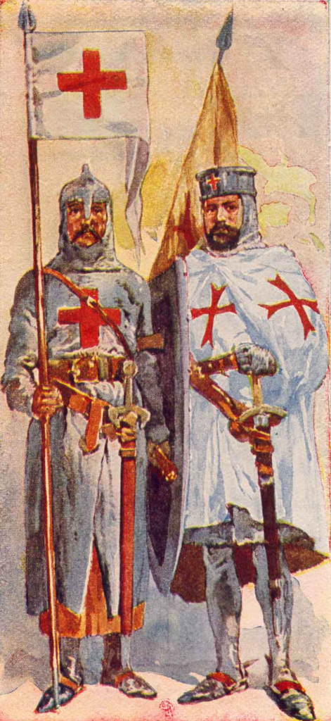 Painting: Crusader and Knight Templar by Roque Gameiro, 1917