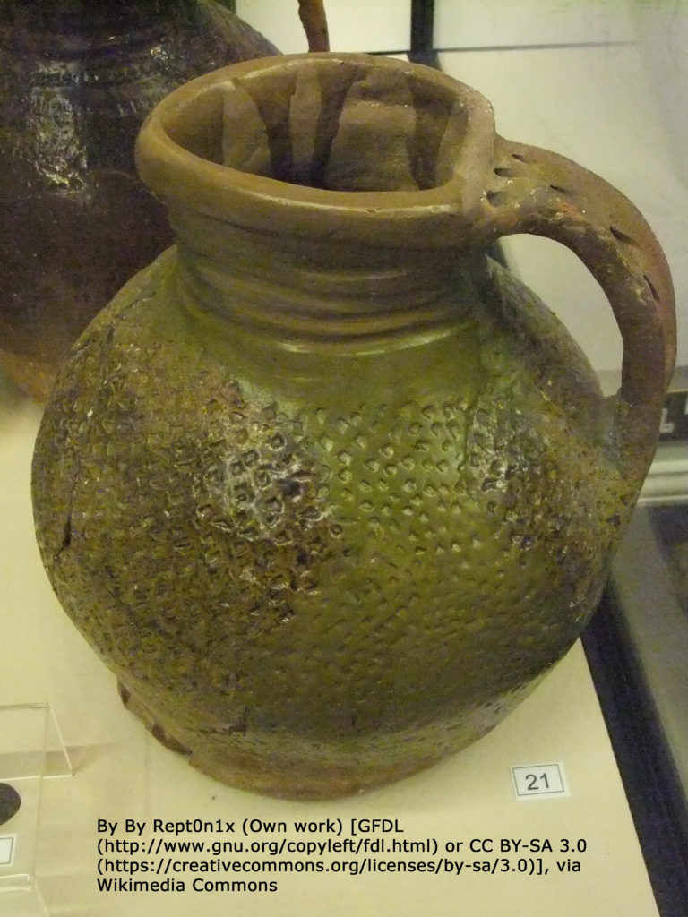 Photo of Medieval Ewer from Ludlow Museum